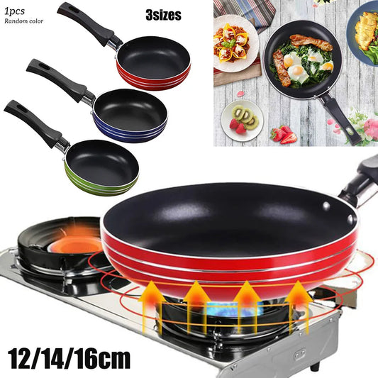 Mini Non-Stick Frying Pan – Stainless Steel Cookware (12cm/14cm/16cm)