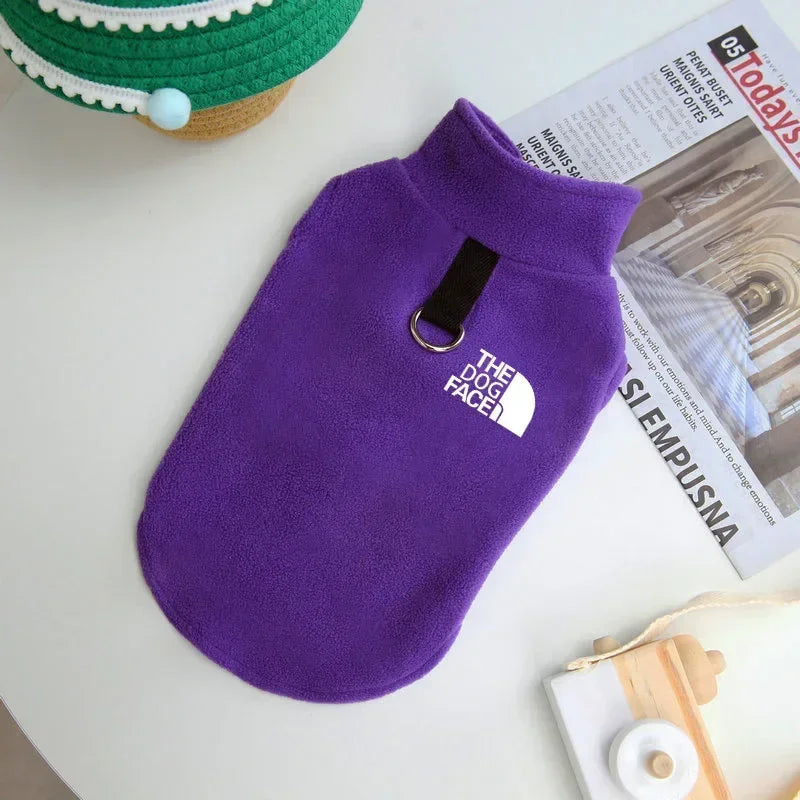 Fleece Dog Sweater – Soft, Warm & Stylish for Small Dogs (Autumn/Winter Wear)